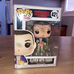 Stranger Things Eleven W/ Eggos Funko