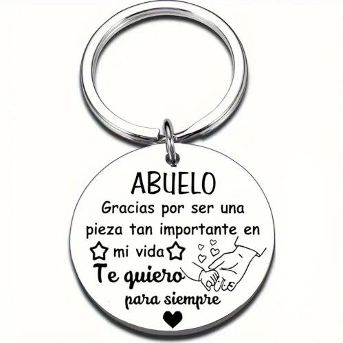Grandpa, GG Keychain. Abuelo, Abue, Tata Llavero. Birthday Gift. Father's Day Gift. Día Del Papá