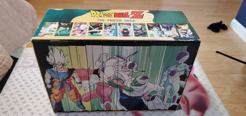 Dragon Ball Z Dragonball VHS LOT DBZ FUNIMATION BOX SET COMPLETE TESTED FRIEZA NAMEK BUU CELL GOKU
