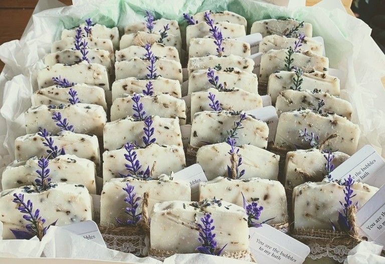 Beautiful Wedding Soap Favors 