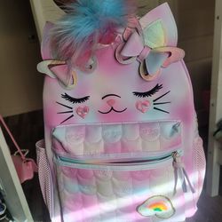 Backpack  Kids Girls School Supplies  