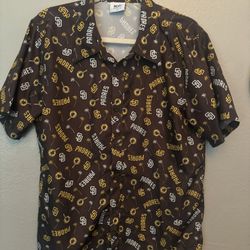 Sand Diego Padres Hawaiian Shirt Retro Swinging Friars MLB Baseball SGA 