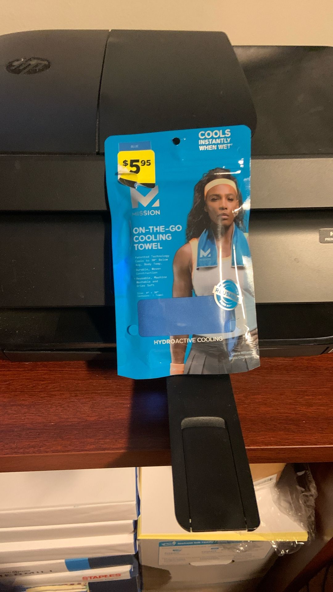 On the go cooling towel