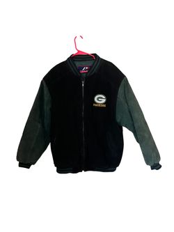 Vintage Pro Player Green Bay Packers suede Bomber Varsity