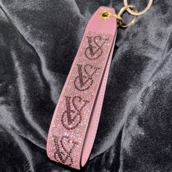 New  Purple/ Mauve Victoria's Secret Wristlet Strap Keychain
