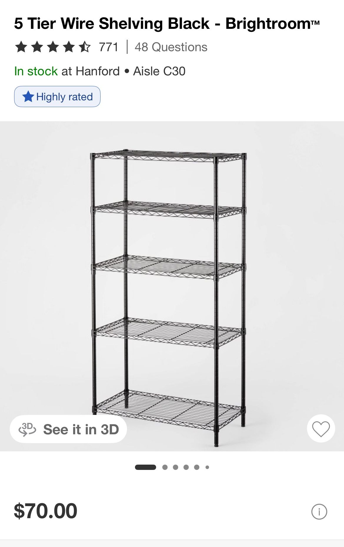Wire Shelving