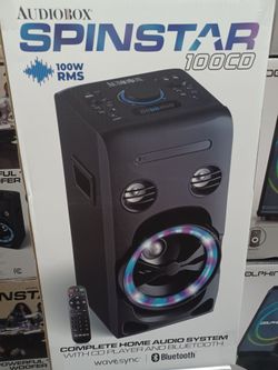 Powerful Bluetooth Party Speaker With CD Bluetooth USB SD Card And Guitar.  Brand new