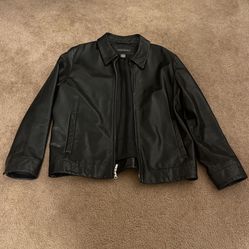 Banana Republic Leather Jacket (black)