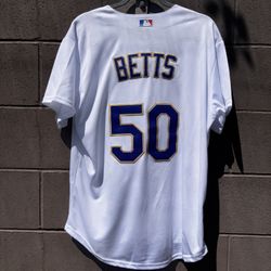 Dodgers  Medium Mookie Betts Home Jersey 