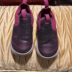 Super Cute Purple With Shine Vans For Girls