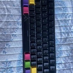 ASCENY One - Hot-Swappable 60% Mechanical Keyboard with Extra Colorful Keycaps, RGB Lights, Spill Proof