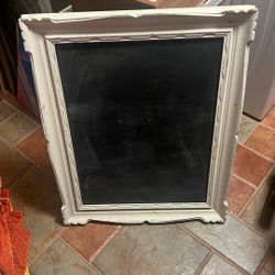 Custom Made Chalk Board with Vintage Frame