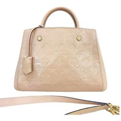 Louis Vuitton Montaigne leather handbag