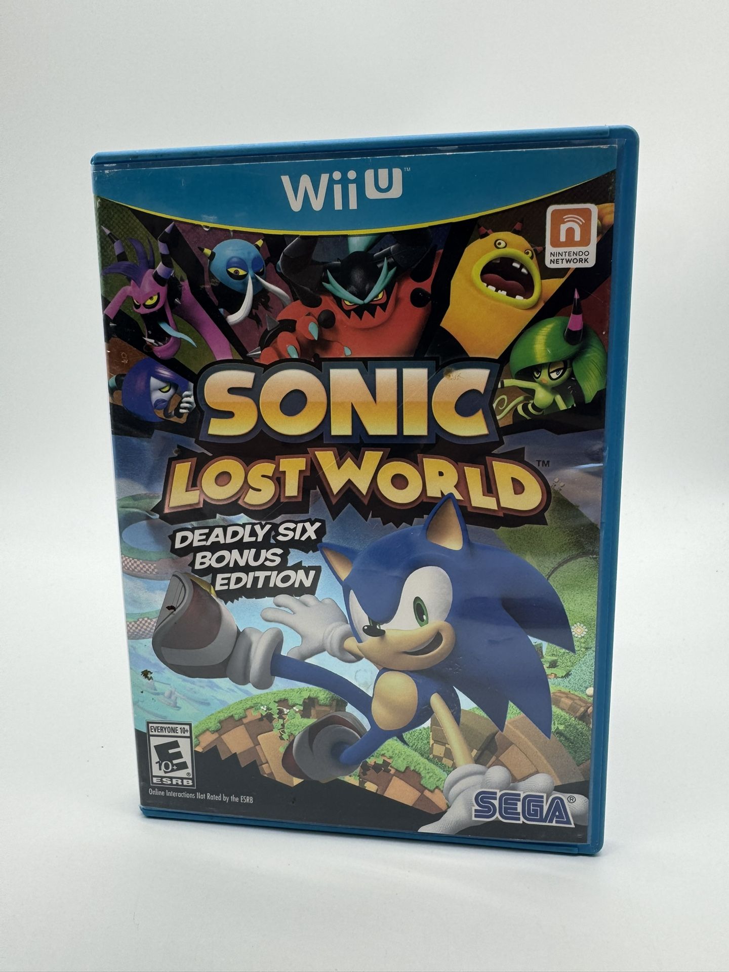 Sonic Lost World Deadly Six Bonus Edition (Nintendo Wii U, 2013) Complete Tested