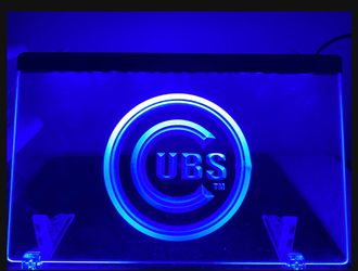 Chicago Cubs LED Sign (8”x12”)