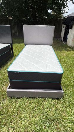 Cama colchón y box spring twing nuevos
