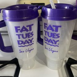 Fat Tuesday plastic Cups