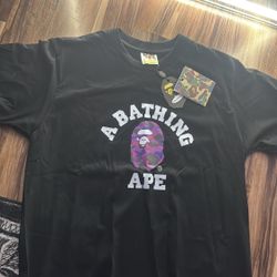 Purple Bape Tee