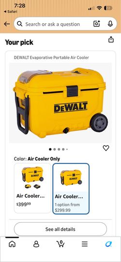 Dewalt air cooler