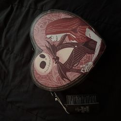Loungefly The Nightmare Before Christmas Jack & Sally Heart bag