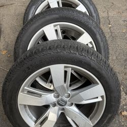 3 Stock Audi Wheels 