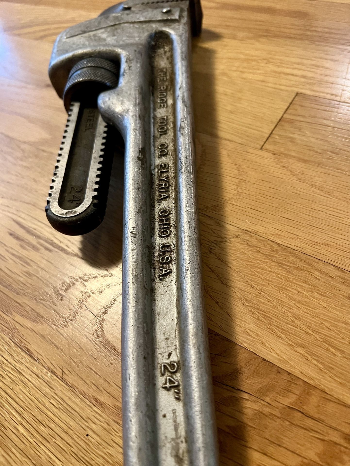Vintage Ridgid 24 Heavy Duty Pipe Wrench The Ridge Tool Bbf | Meses sin interés