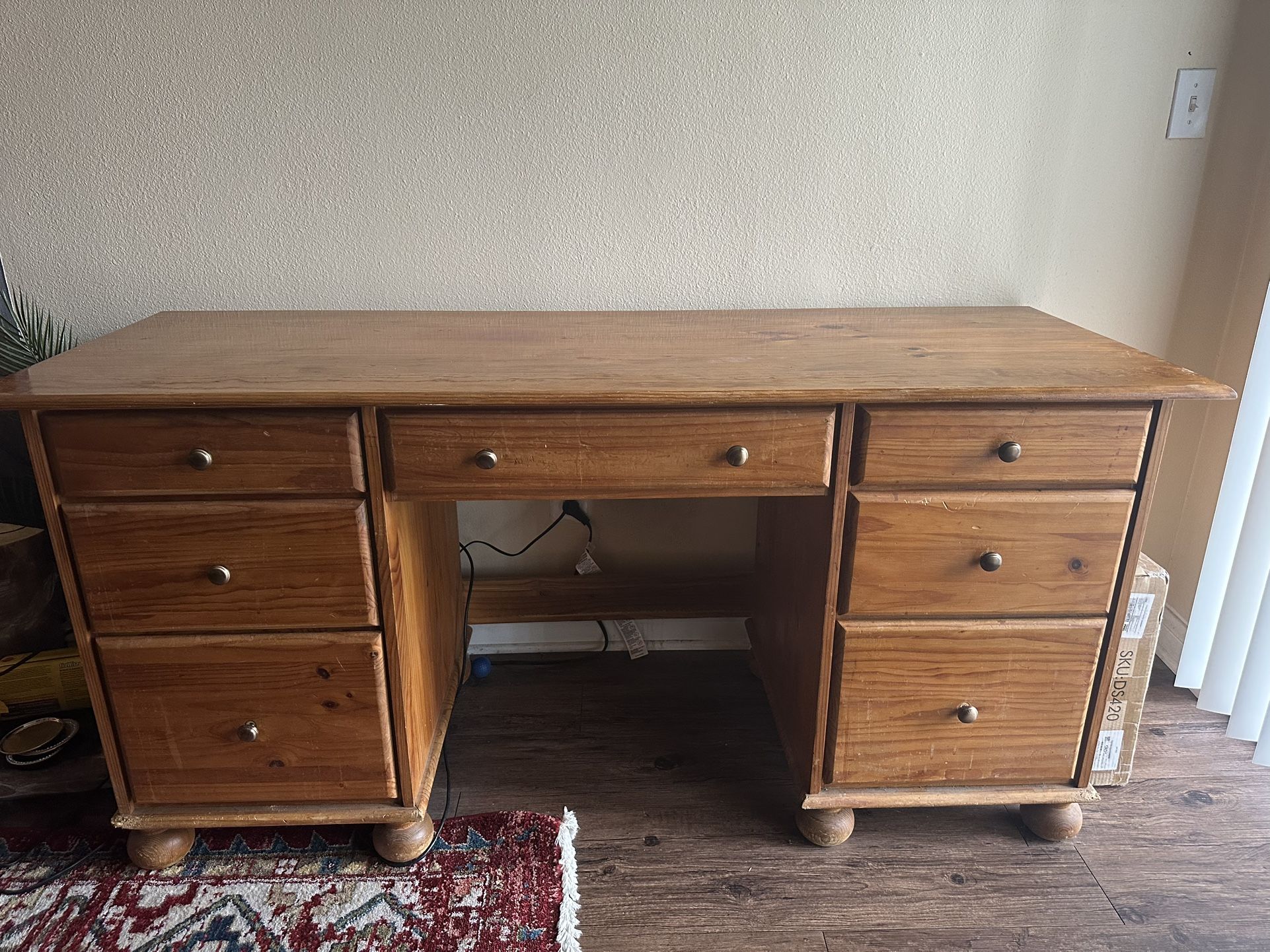 Desk With Drawers