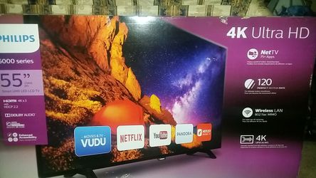 55" Flatscreen tv 4k smart