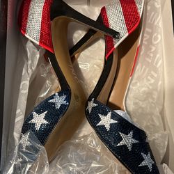 Inc American Flag Heels