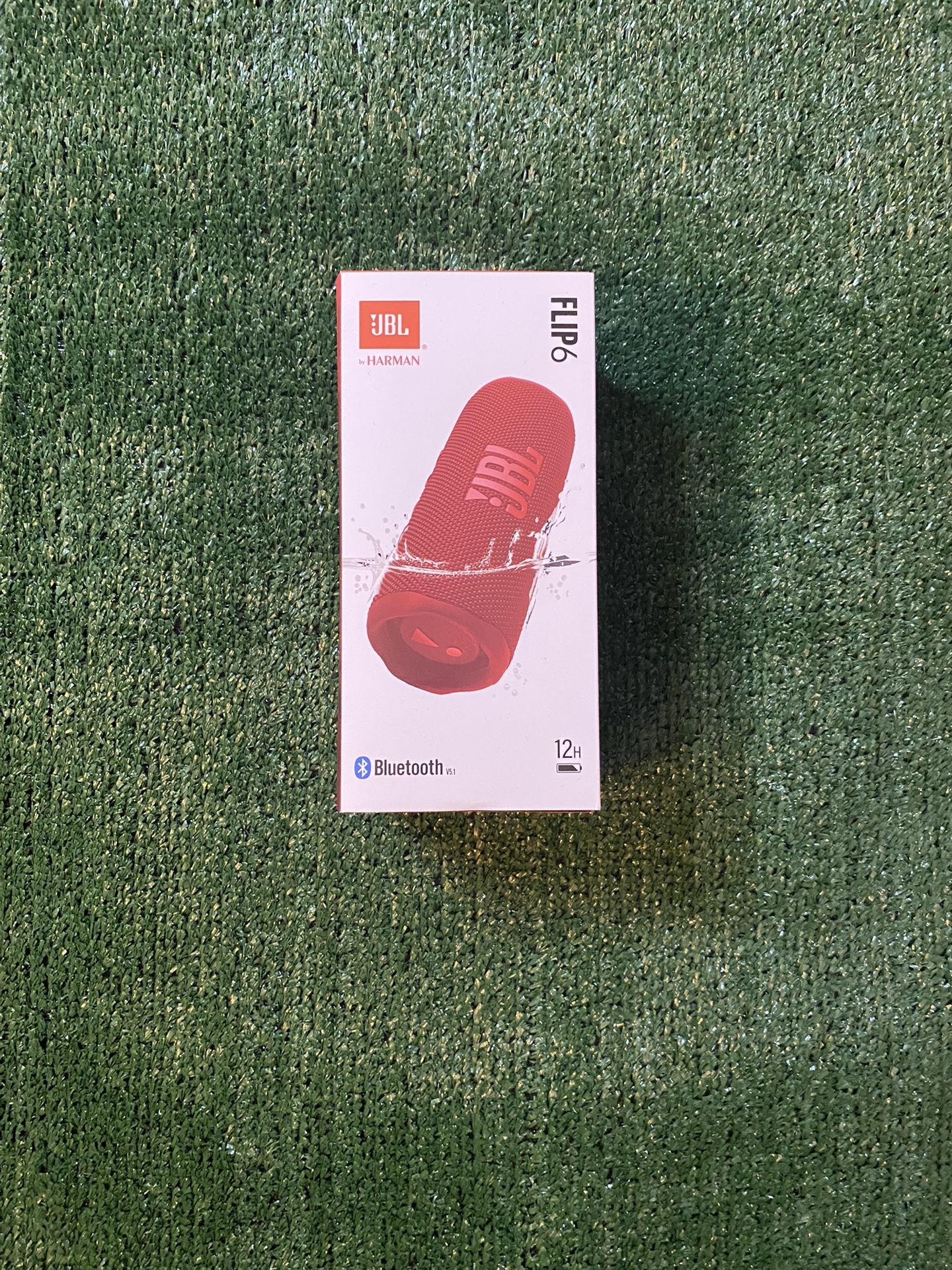 JBL Flip 6 Portable Waterproof Bluetooth Speaker - RED