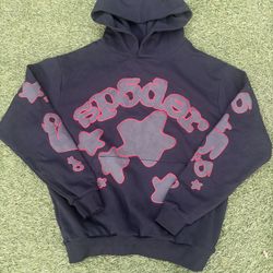 sp5der beluga outline hoodie