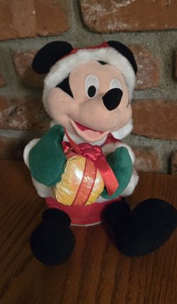 Christmas Disney Mickey Mouse Lights Up And Sings