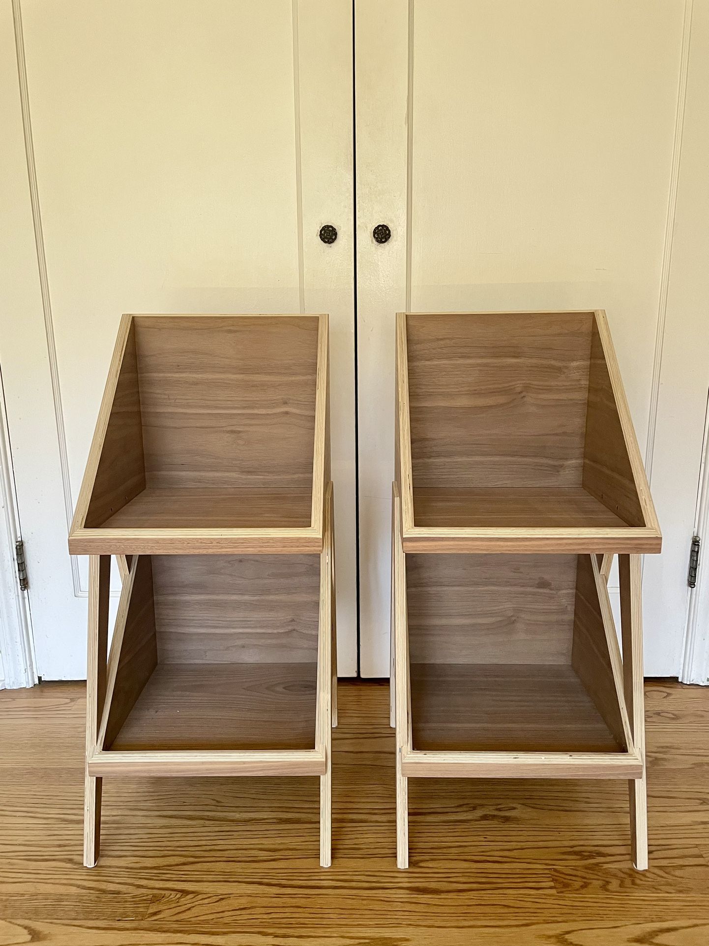 Custom Walnut Vinyl Records Shelves