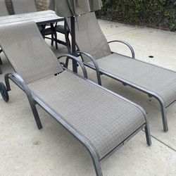 Patio Furniture Lounge Chairs Umbrella Patio Table Patio Chairs 
