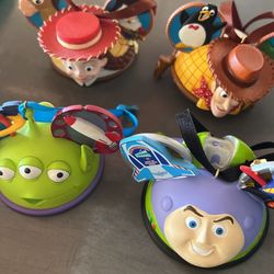 Disney Toy Story Hat Ornament Set 
