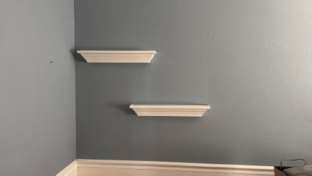 IKEA  White Floating Shelves