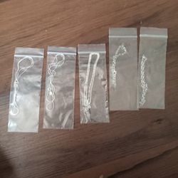 Brand New Sterling Silver Necklaces and Bracelets 
