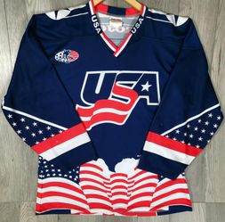 ProJoy “USA Stars & Stripes” Patriotic Hockey Jersey #91 Red White Blue (Lrg) #6