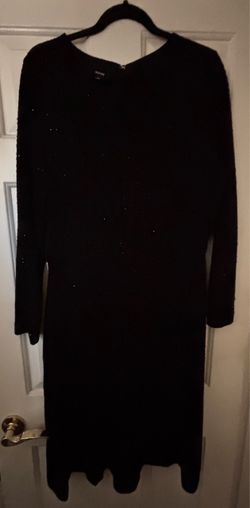 Black long sleeve dressy dress