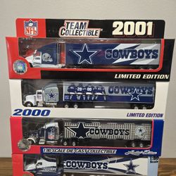 Dallas Cowboys Football Tractor Trailor Collectable Trucks