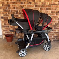 Double Twin Stroller 