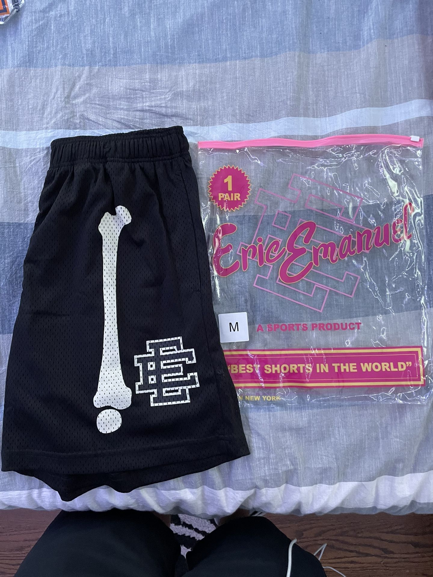 Eric Emmanuel EE Basic Short Black Bones Size M