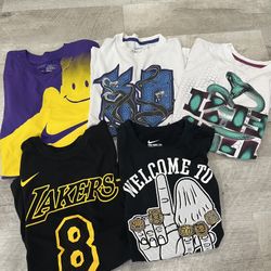 Good Used Condition, Nike Kobe Bryant T Shirt Bundle. All Men Size Medium