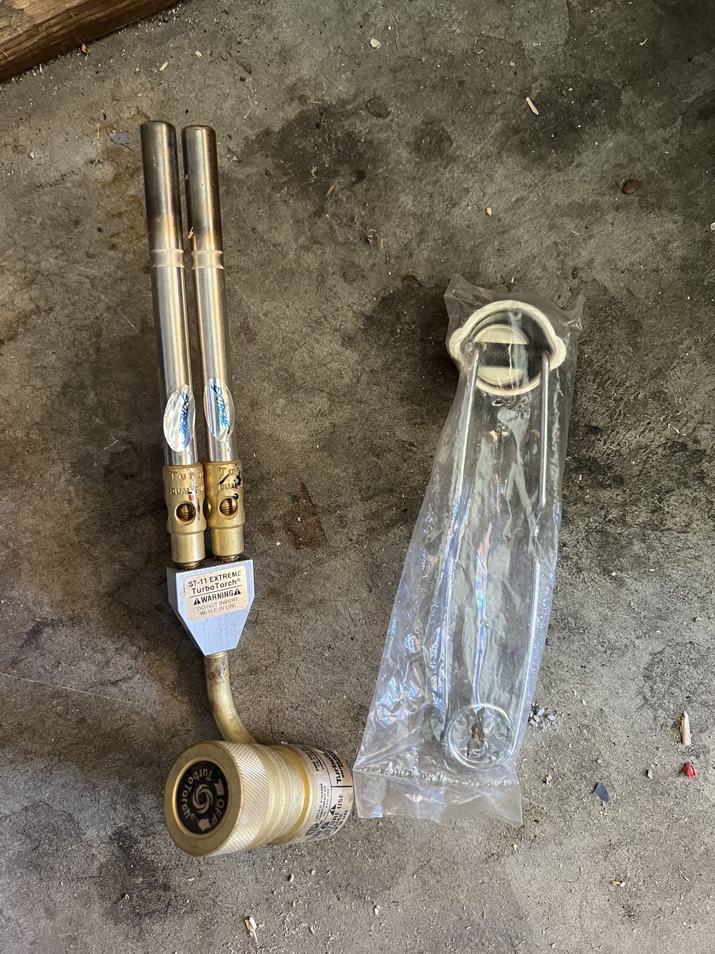 Double Barrel Turbotorch With Fire Stick