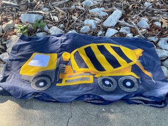 Kids Cement Truck pillow case