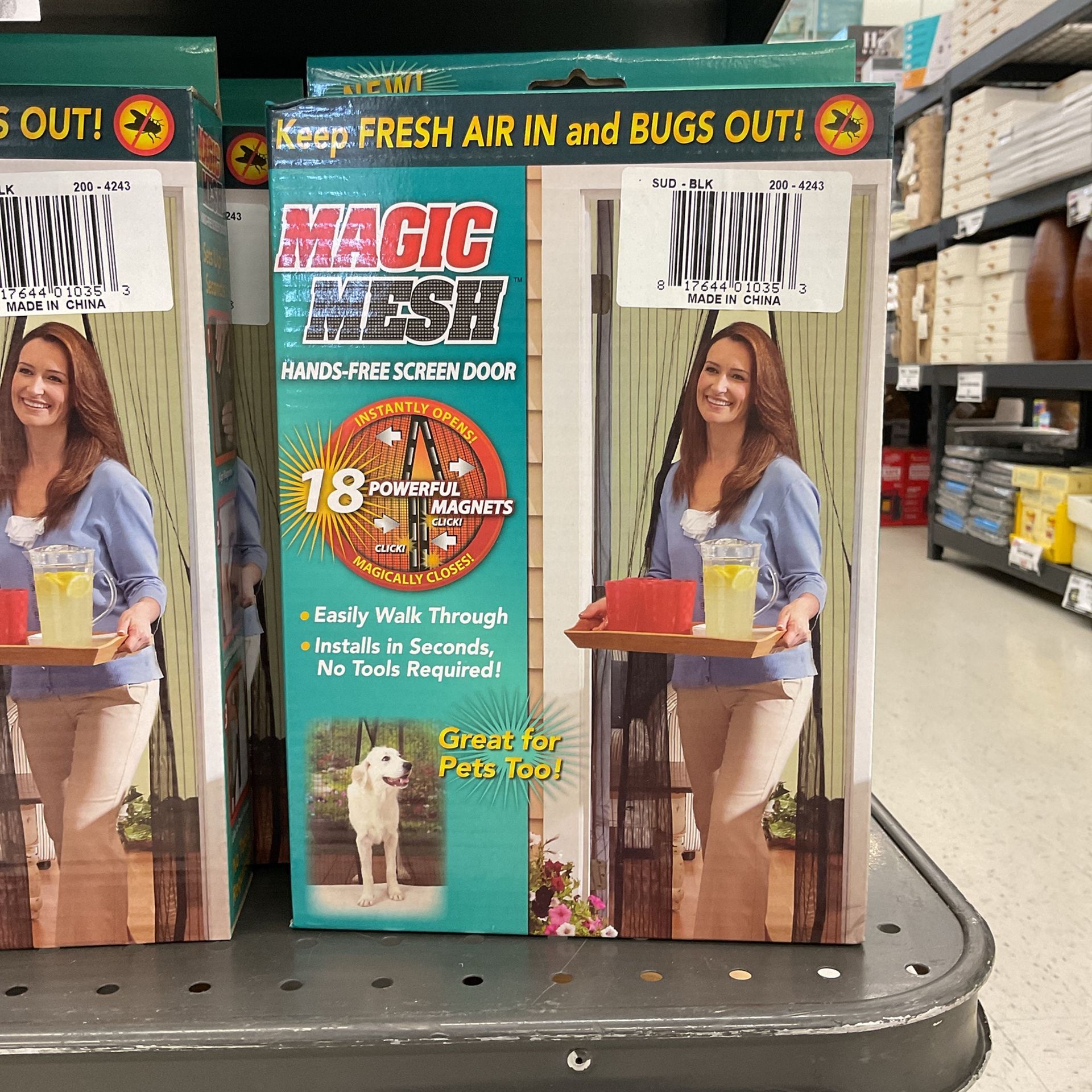 magic mesh screen door