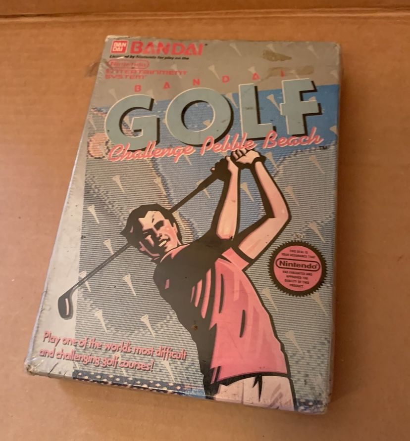 nes bandai golf nintendo brand new
