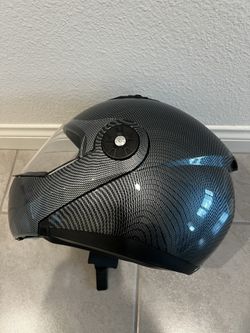 Helmet Black Movable Front Size L New Dot 