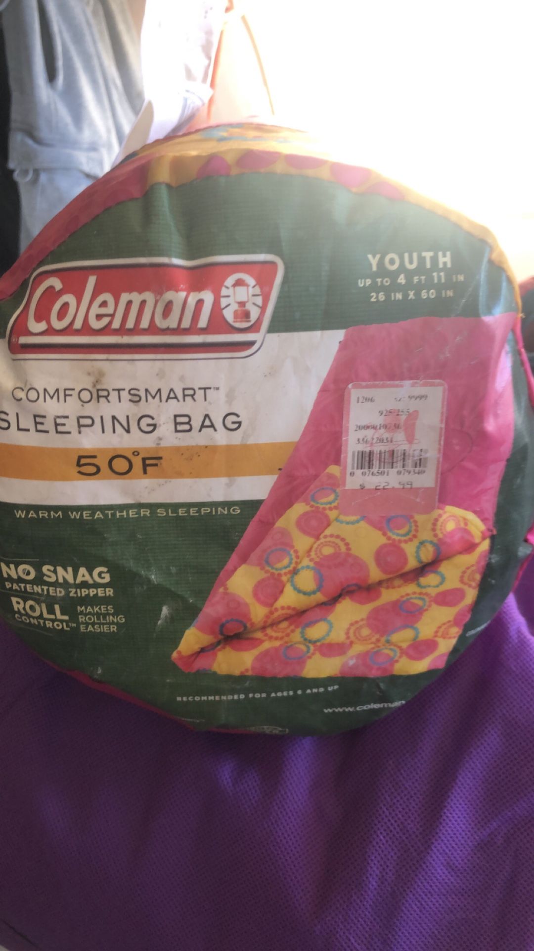 Girls sleeping bag
