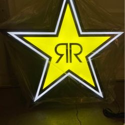 New Rockstar Light Up Sign